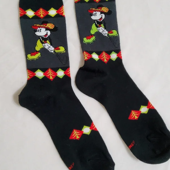 GOLF Disney Socks Never worn, NWOT, black/gray Mickey Mouse - Picture 2 of 6